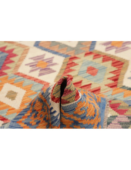 Hand Made Rug Kilim Afghanistan 179x248 Blue Cr