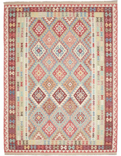 Hand Made Rug Kilim Afghanistan 185x248 Red Lig
