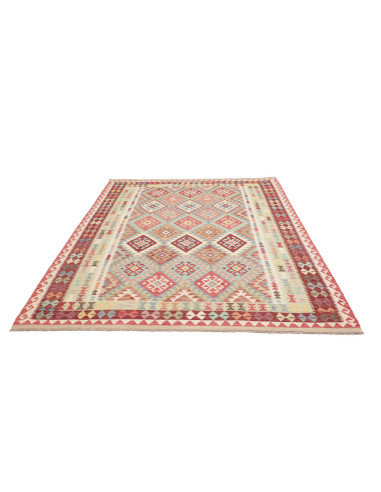 Hand Made Rug Kilim Afghanistan 185x248 Red Lig