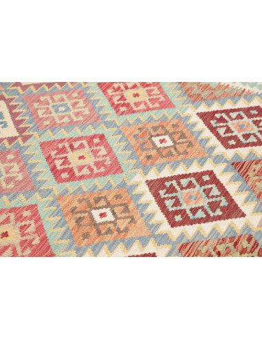 Hand Made Rug Kilim Afghanistan 185x248 Red Lig