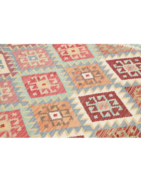 Hand Made Rug Kilim Afghanistan 185x248 Red Lig