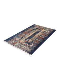 Hand Made Rug Mosaic Pakistan 101x156 Blue Oran 2