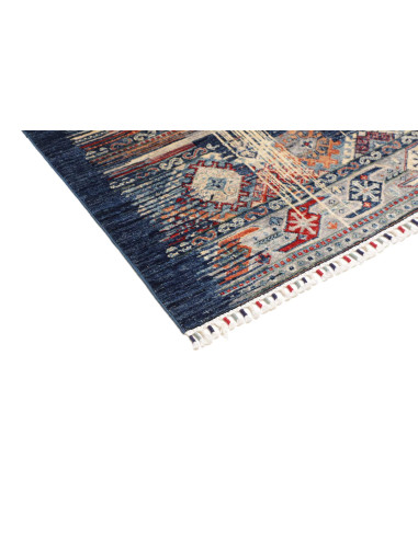 Hand Made Rug Mosaic Pakistan 101x156 Blue Oran