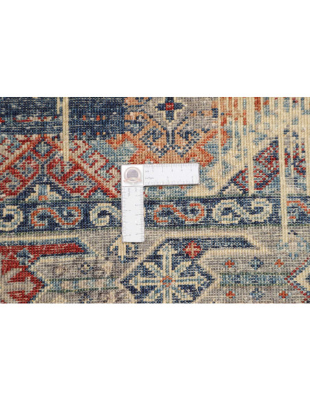 Hand Made Rug Mosaic Pakistan 101x156 Blue Oran