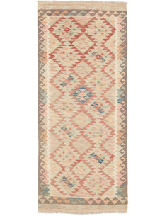 Rug Kilim Afghanistan 80x197 Cream Terracotta P
