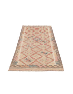 Rug Kilim Afghanistan 80x197 Cream Terracotta P 2