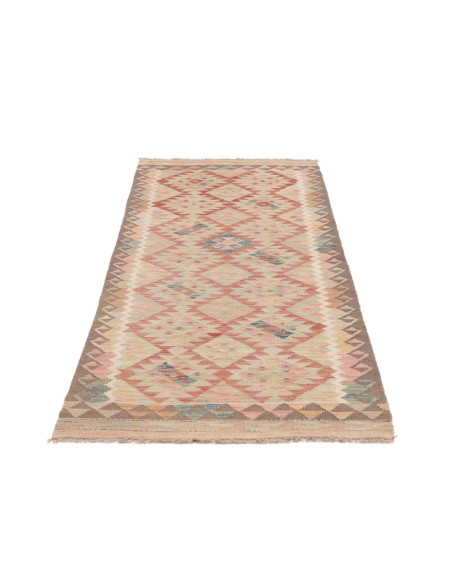 Rug Kilim Afghanistan 80x197 Cream Terracotta P