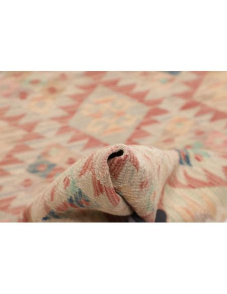 Rug Kilim Afghanistan 80x197 Cream Terracotta P