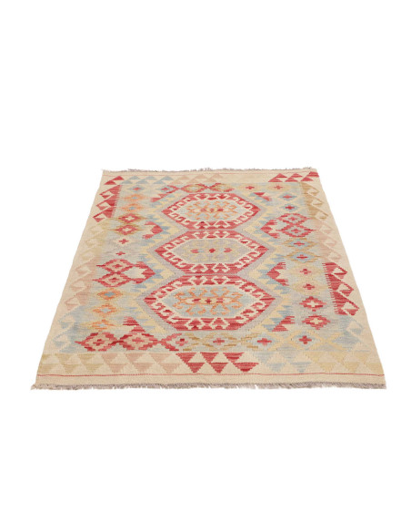 Hand Made Rug Kilim Afghanistan 99x146 Red Ligh