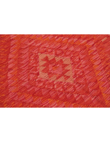 Hand Made Rug Kilim Afghanistan 104x150 Red Ora