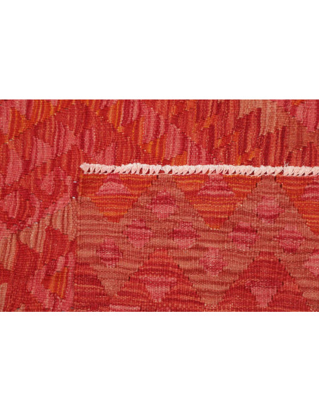 Hand Made Rug Kilim Afghanistan 104x150 Red Ora