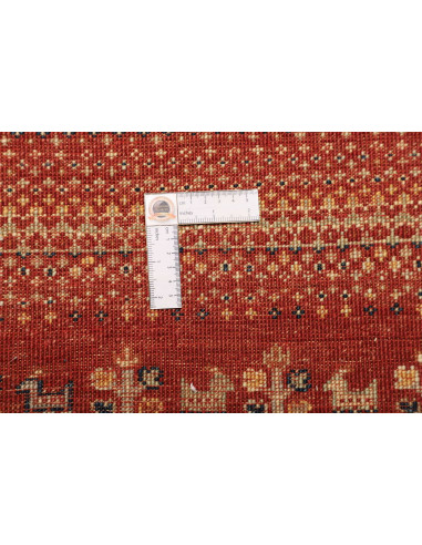 Tappeto Siva Pakistan 79x121 Rosso Intenso Beig