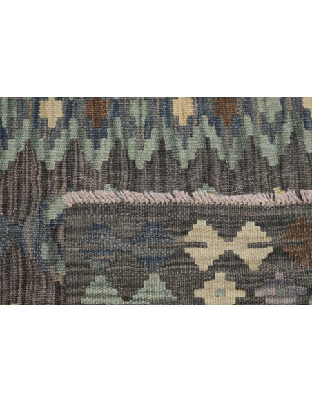 Hand Made Rug Kilim Afghanistan 101x149 Charcoa