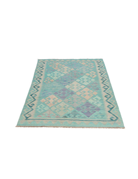 Hand Made Rug Kilim Afghanistan 100x147 Turquoi