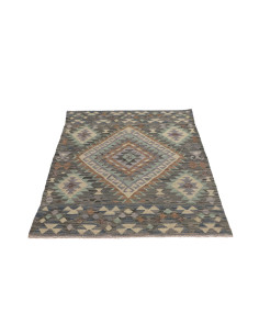Hand Made Rug Kilim Afghanistan 100x149 Blue Gr 2