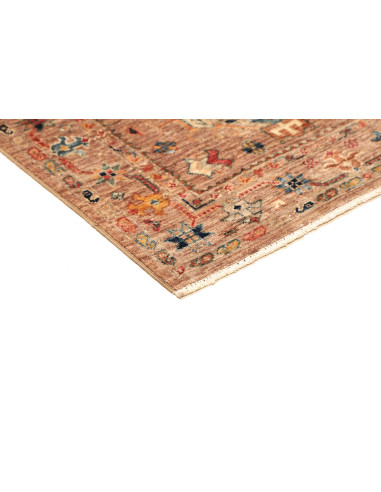 Tappeto Tribal Pakistan 80x125 Marrone Terra Bl