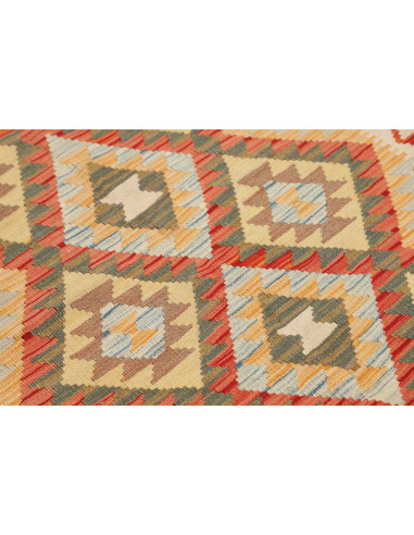 Hand Made Rug Kilim Afghanistan 97x149 Terracot