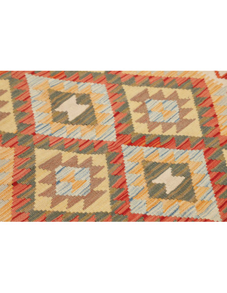 Hand Made Rug Kilim Afghanistan 97x149 Terracot