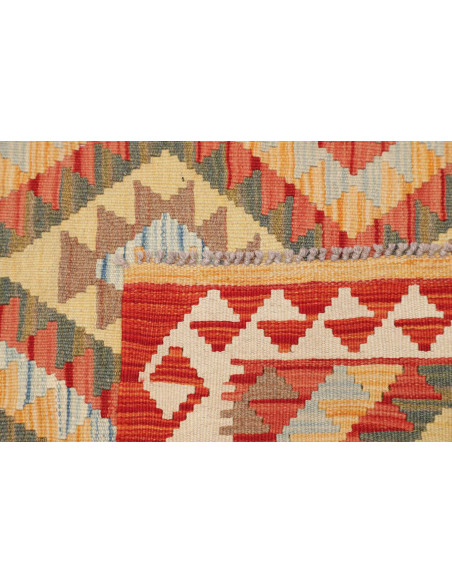 Hand Made Rug Kilim Afghanistan 97x149 Terracot