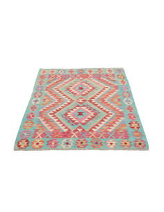 Hand Made Rug Kilim Afghanistan 97x136 Turquois 2