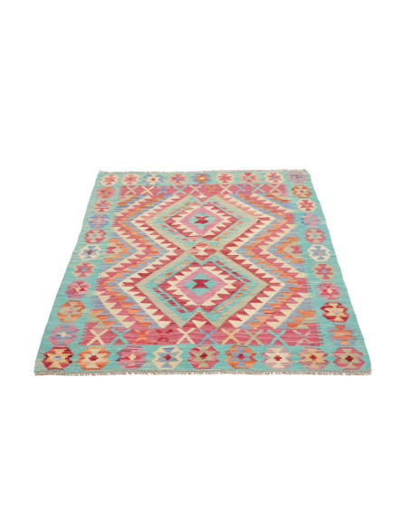 Hand Made Rug Kilim Afghanistan 97x136 Turquois