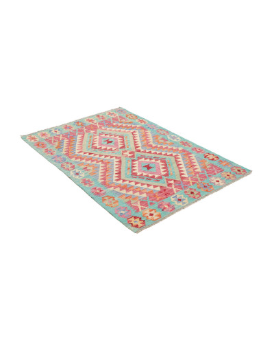 Hand Made Rug Kilim Afghanistan 97x136 Turquois