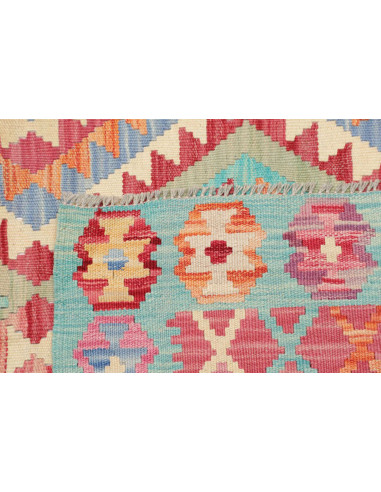 Hand Made Rug Kilim Afghanistan 97x136 Turquois
