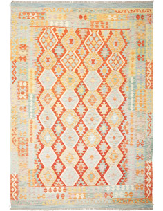Kilim 206x290 Cm Kilim Afghanistan Hand-carded Wool Cotton
