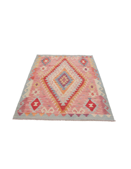 Hand Made Rug Kilim Afghanistan 109x157 Pink Bl
