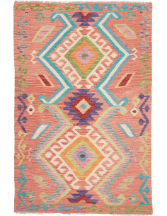 Hand Made Rug Kilim Afghanistan 101x156 Peach O
