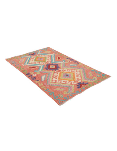 Hand Made Rug Kilim Afghanistan 101x156 Peach O