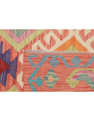 Hand Made Rug Kilim Afghanistan 101x156 Peach O