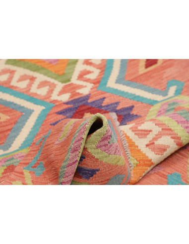 Hand Made Rug Kilim Afghanistan 101x156 Peach O