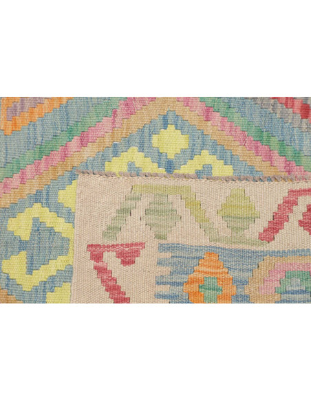 Hand Made Rug Kilim Afghanistan 93x152 Light Bl