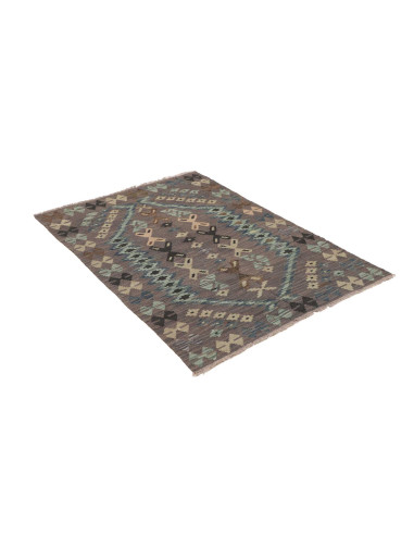 Hand Made Rug Kilim Afghanistan 102x136 Grey Br