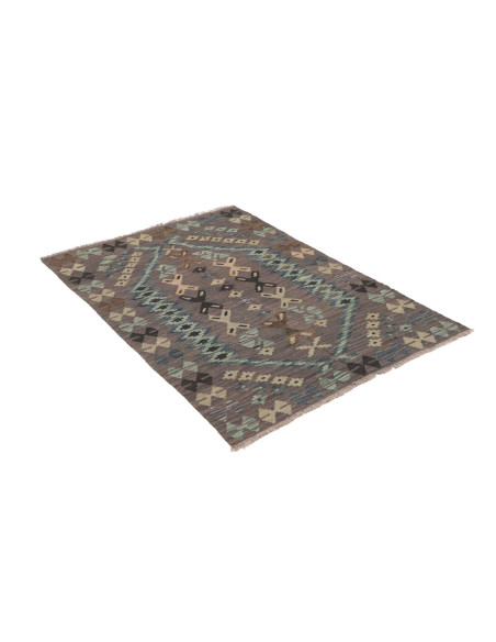 Hand Made Rug Kilim Afghanistan 102x136 Grey Br