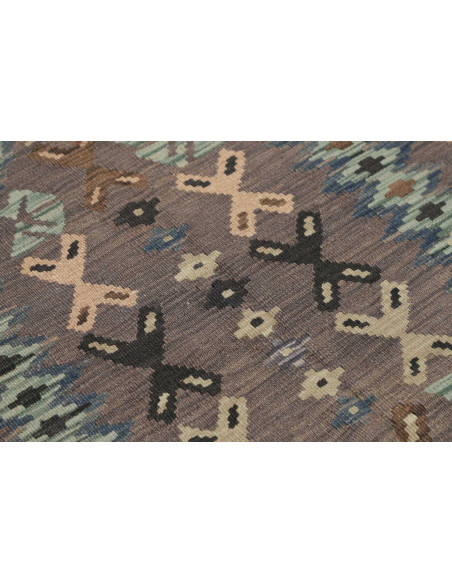 Hand Made Rug Kilim Afghanistan 102x136 Grey Br