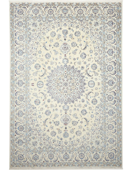 Nain 9la 195x290 Cm Nain 9la, Persia, Hand-carded Wool And