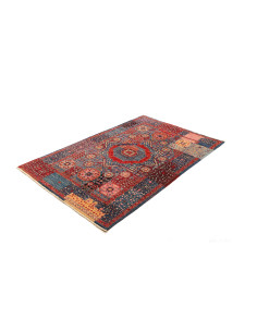 Tappeto Mamlouk Pakistan 117x179 Rosso Blu 2