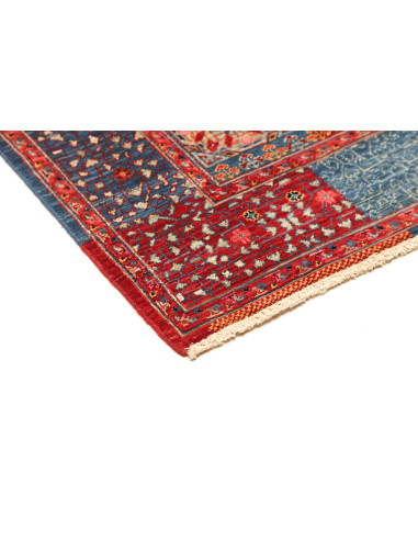 Tappeto Mamlouk Pakistan 117x179 Rosso Blu
