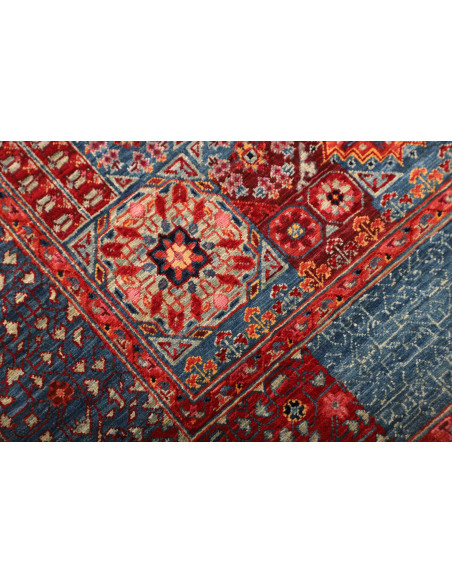 Tappeto Mamlouk Pakistan 117x179 Rosso Blu