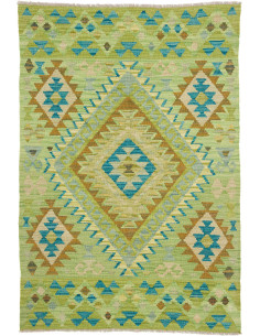 Hand Made Rug Kilim Afghanistan 101x147 Green T