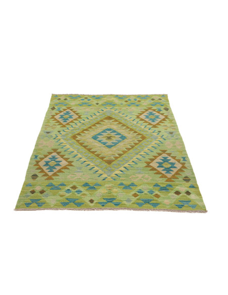 Hand Made Rug Kilim Afghanistan 101x147 Green T
