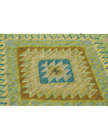 Hand Made Rug Kilim Afghanistan 101x147 Green T