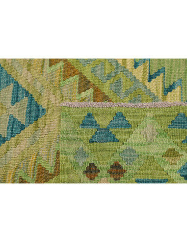 Hand Made Rug Kilim Afghanistan 101x147 Green T