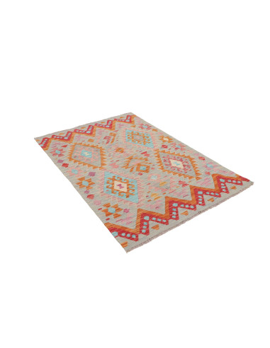 Hand Made Rug Kilim Afghanistan 98x146 Light Bl