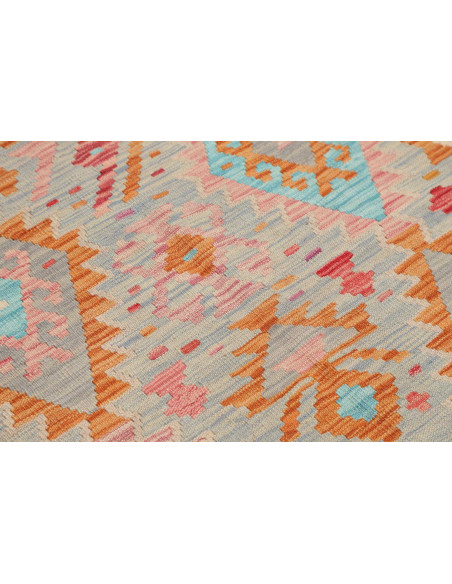 Hand Made Rug Kilim Afghanistan 98x146 Light Bl