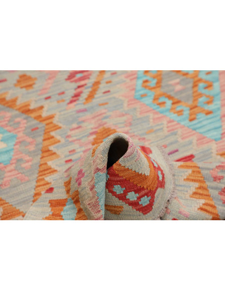 Hand Made Rug Kilim Afghanistan 98x146 Light Bl