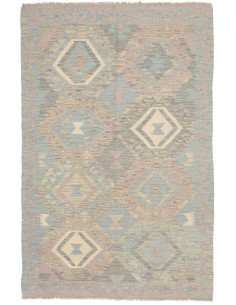 Hand Made Rug Kilim Afghanistan 96x149 Light Bl