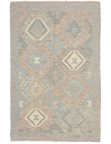 Hand Made Rug Kilim Afghanistan 96x149 Light Bl